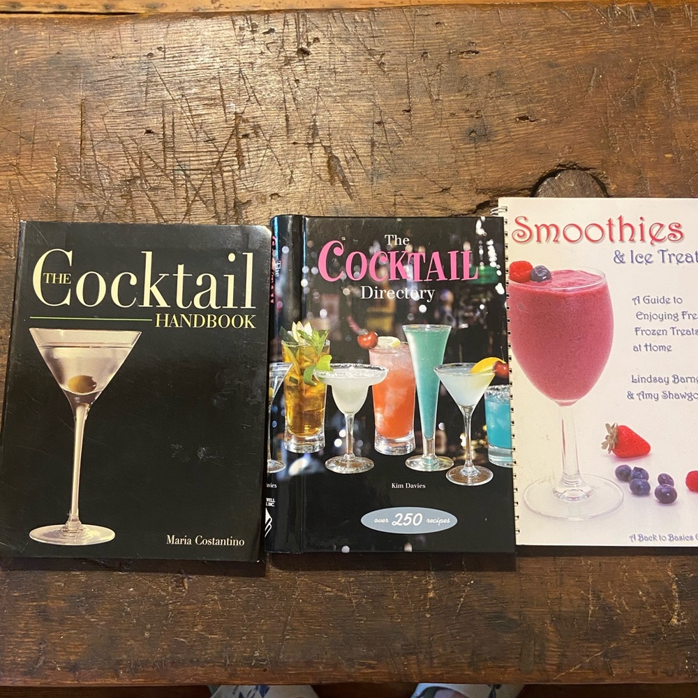 Book Bundle  Alcoholic Drink Recipes Set of 3